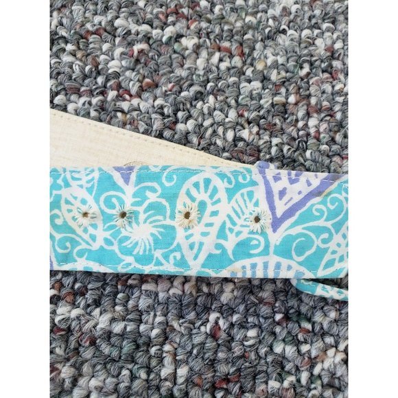 70s Sears Blue and Purple Day Dress - Picture 5 of 5